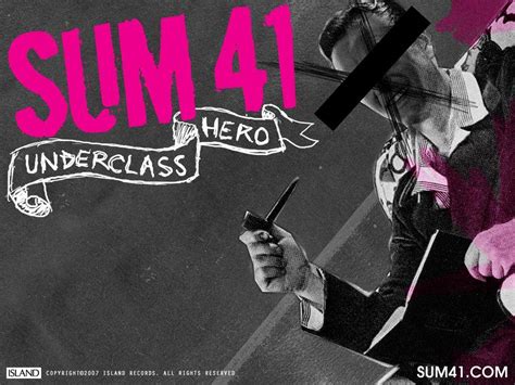 Sum 41 Underclass Hero Wallpaper