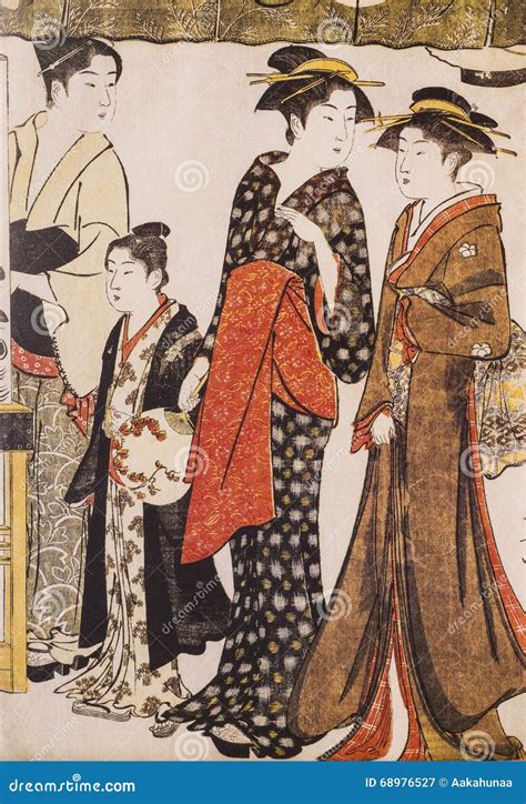 Traditional Japanese Kimono Painting