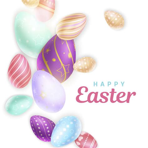 How to wish people a happy easter in numerous different languages with mp3 sound files for some of them. Premium Vector | Decorated eggs near happy easter writing