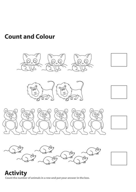 Worksheets For 5 Year Olds Fun | Color worksheets, Alphabet worksheets