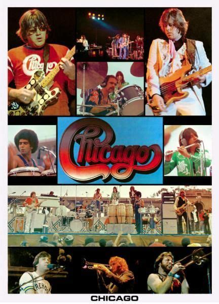 Chicago The Band Poster 1977 I Heard Them At Chicagofest 70s Music