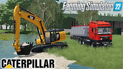 Fs22 Tp 🚧 Caterpillar 352f Excavator 🚧 Farming Simulator 22 Mods Youtube