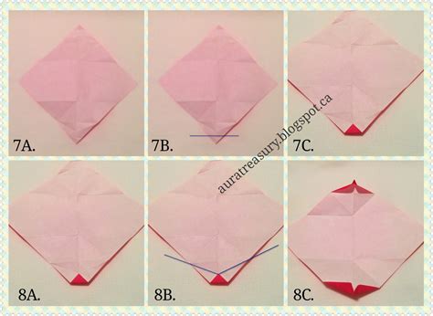 Aura Treasury Diy Valentines Origami Kisssssssssssss