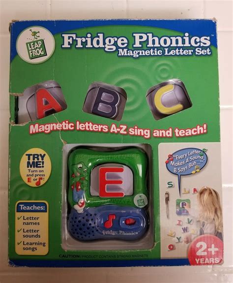 Leapfrog Fridge Phonics Sing Teach Magnetic Refrigerator Magnet