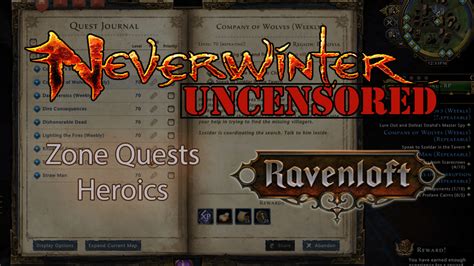 Ravenloft Preview Barovia Zone Quests Heroic Encounters And Solo