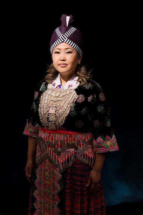 Portrait of Hmong Woman In Traditional Outfit | Smithsonian Photo ...