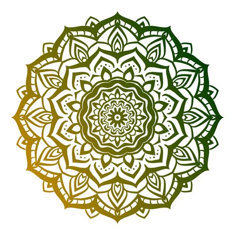 Abstract Intricate Mandala Art Pattern Ethnic Round Decoration Vector