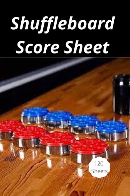Shuffleboard Score Sheet Shuffleboard League Record Shuffleboard