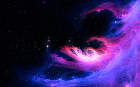 Outer Space Stars Nebulae 1680x1050 Wallpaper High Quality