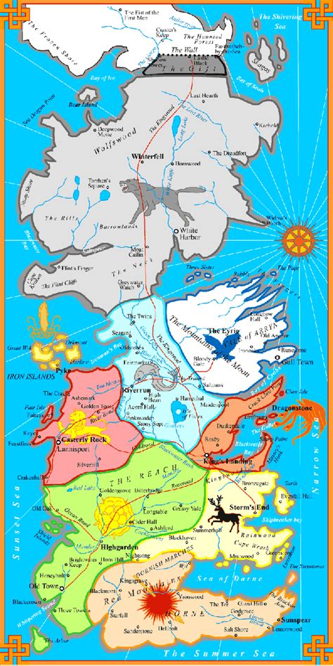 What Is The Best Map Of Westeros And The Other Areas Of Asoiaf Quora