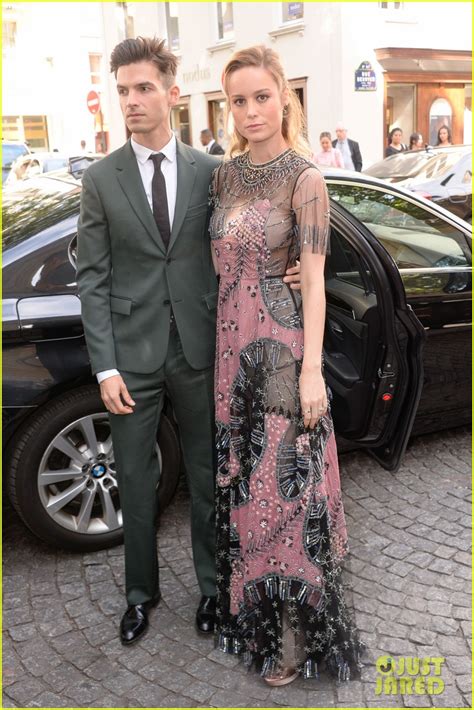 Brie Larson And Fiancé Alex Greenwald Couple Up In Paris For Valentino