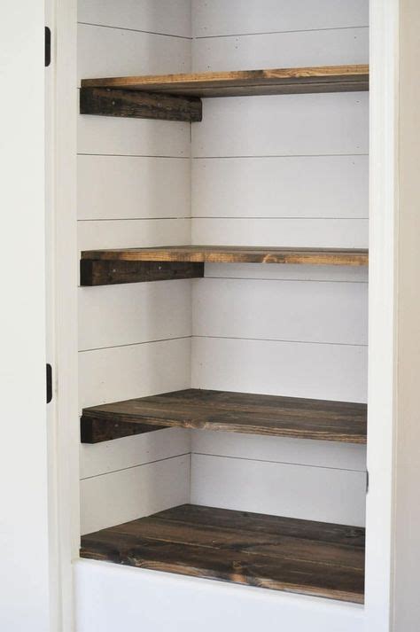 Farmhouse Pantry Makeover Pantry Makeover Wooden Closet Wood Closet