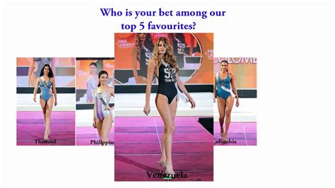 miss universe 2017 top 5 bet youtube