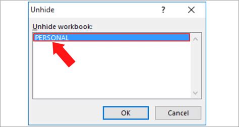 Finding The Personal Macro Workbook In Excel