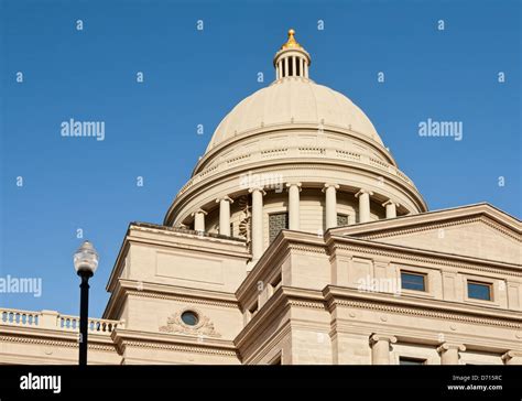 Usa Arkansas State Capitol Dome Stock Photo Alamy