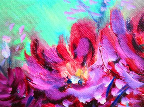 Impressionism Flowers By Janice Robertson