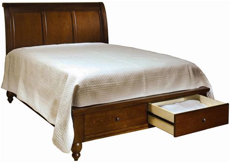 Aspenhome Cambridge Chy King Sleigh Bed With Storage Drawers And Usb