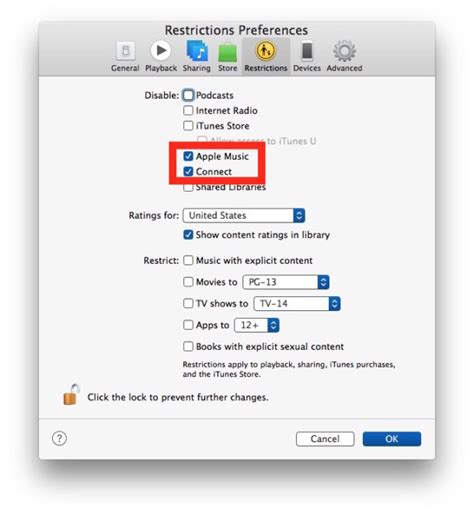 How To Disable Connect Tabs And Apple Music In Itunes