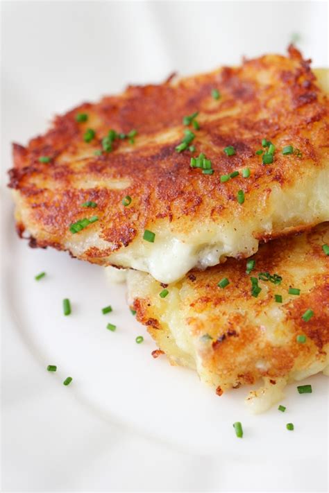 cheese stuffed mashed potato cakes video recipe olga s flavor factory