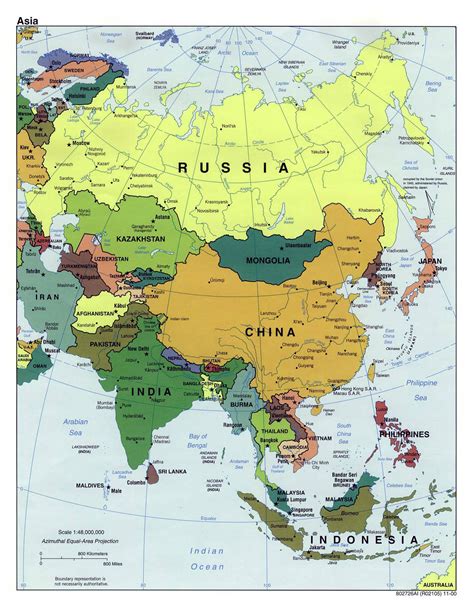Asia Capitals Map Filmisfine