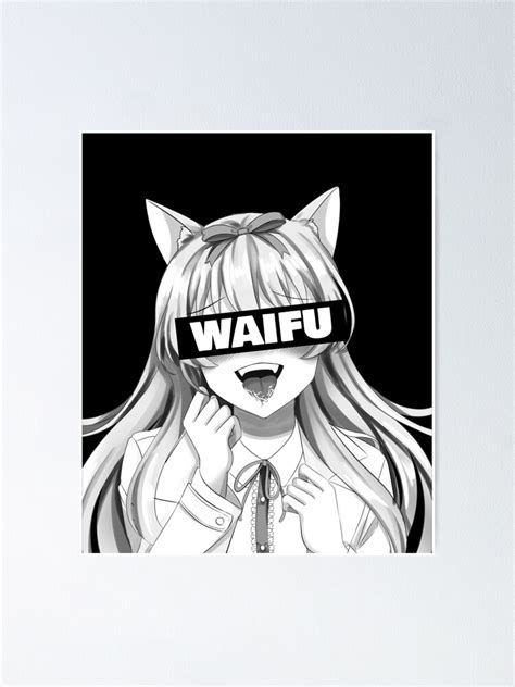Waifu Fanart Japanese Kawaii Anime Manga Japan Poster By Dernerd