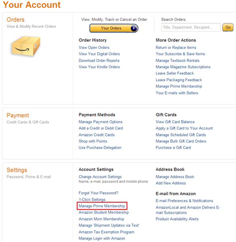 Amazon prime charge on credit card. Manage Amazon Prime Membership