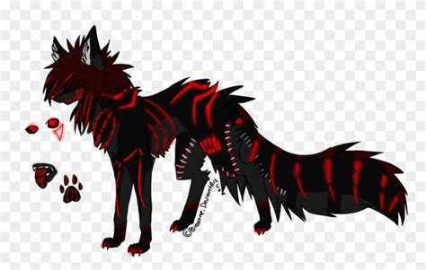 Black Demon Wolf Pup Download Anime Wolf Transparent Free