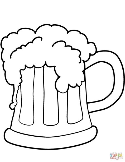 9 Beer Coloring Pages