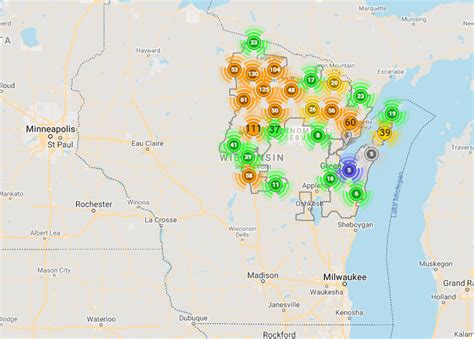 Power Outages Reports Of Damage Throughout Ne Wisconsin Due To Wind Wfrv