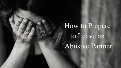 How To Prepare To Leave An Abusive Partner Lanark County Interval