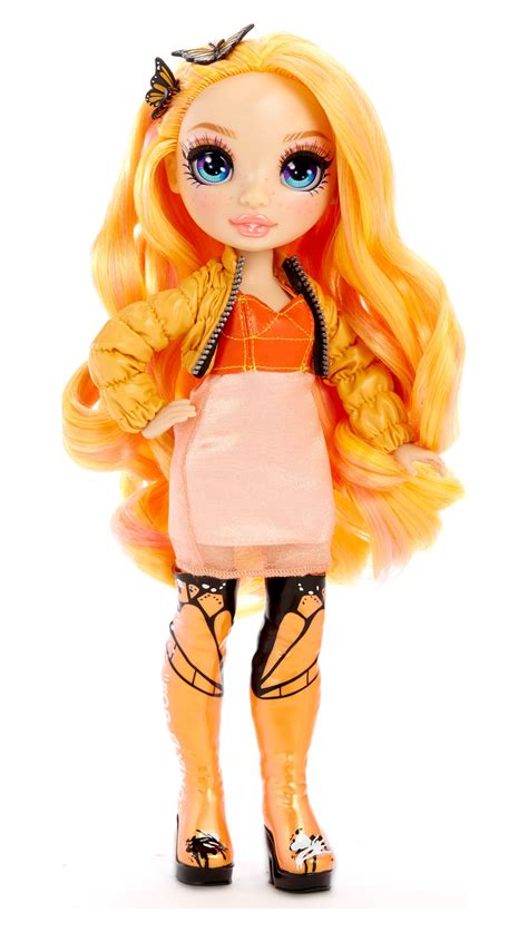 Rainbow High Poppy Rowan Orange Fashion Doll With 2 Outfits