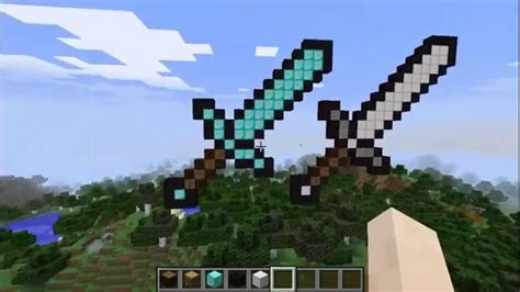 Espada Gigante DecoraciÓn Minecraft Tutorial 18 Youtube