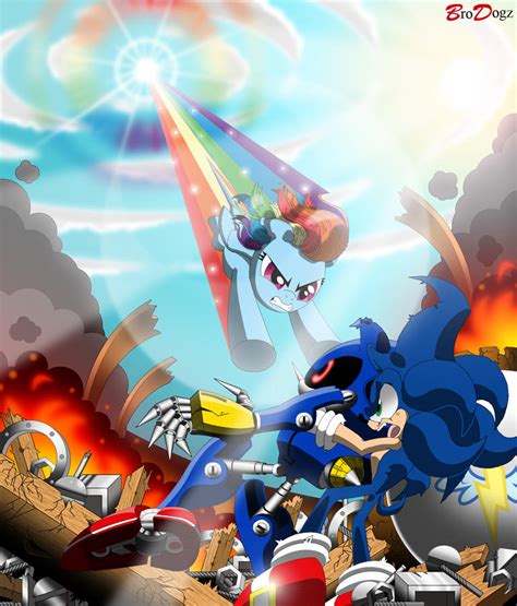 Sonic And Rainbow Dash Vs Metal Sonic My Little Pony Friendship Is