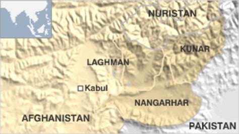 Map Of Eastern Afghanistan Maps Of The World
