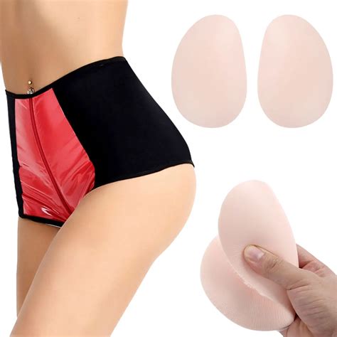123cm Thickness Silicone Butt Pads Buttocks Enhancers Inserts Comfortable Removable Padding
