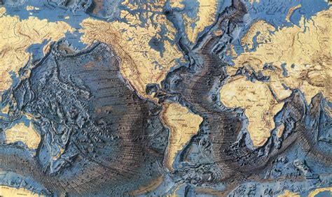 Geopicture Of The Week The Atlantic Ocean Floor