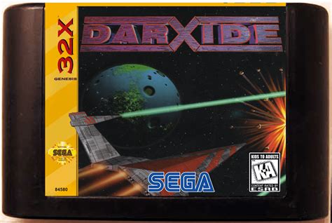 Darxide Sega Genesis 32x Reproduction Video Game Cartridge