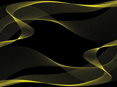 Black With Yellow Powerpoint Templates Abstract Black Yellow Free