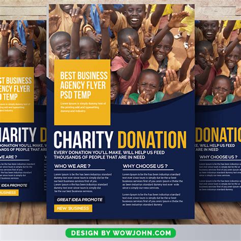 Free Charity Donation Flyer Psd Template Free Psd Templates Png Vectors