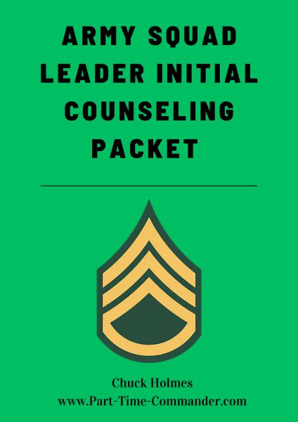 Army Squad Leader Initial Counseling Tips Ideas And Packet