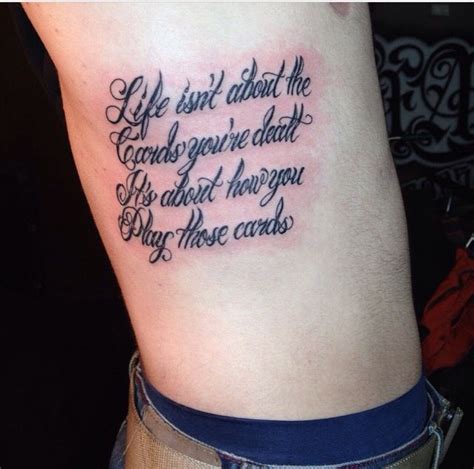 Rib Quote Tattoo Rib Tattoo Quotes Tattoo Quotes Ribs Quotes