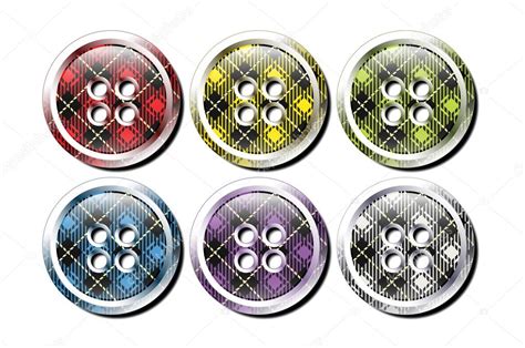 Plaid Buttons Stock Vector Image By ©avelkrieg 24801195