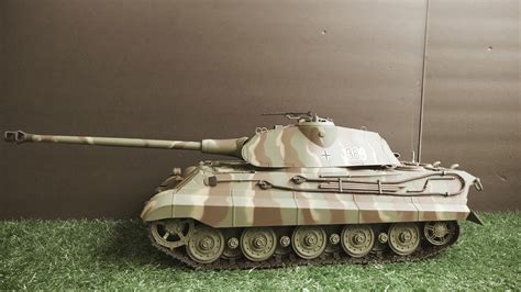 Henglong 1 16 RC King Tiger With Porsche Turret Test Run And Review