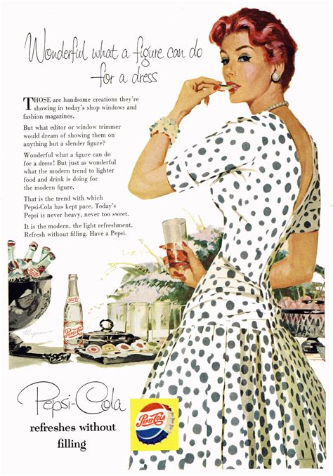 Remarkably Retro, Pepsi-Cola, 1955 | Vintage advertisements, Pepsi ...