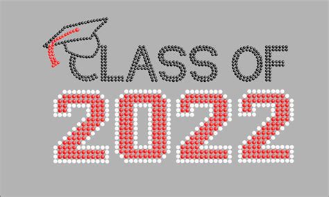 Class Of 2022 2023 2024 Graduation Celebration Rhinestone Etsy