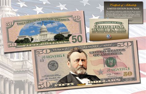 United States 50 Dollar Bill