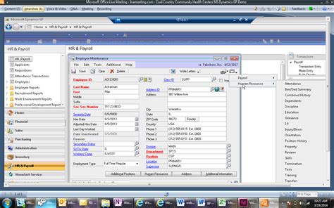 Overview Of The Hr Module In Microsoft Dynamics Gp 2 Erp Software Blog