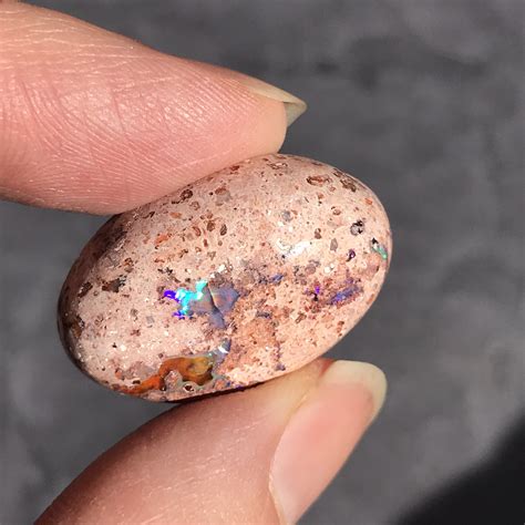 Mexican Fire Opal Cabochon Thick Oval 28mm X 18mm