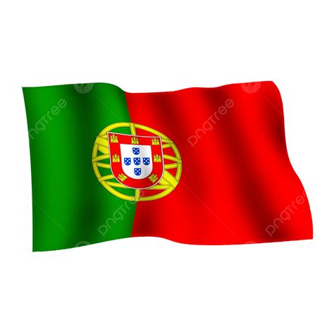 Portugal Waving A Flag On Transparent Background Waving Flag Flag