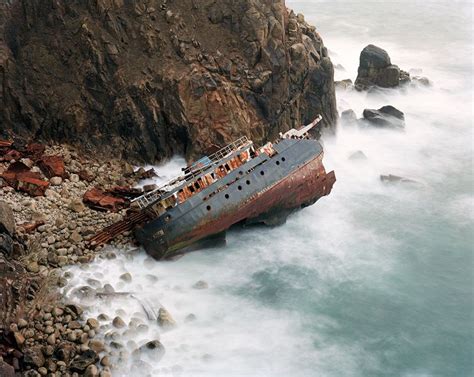 On The Rocks Abandoned Ships Shipwreck Boat